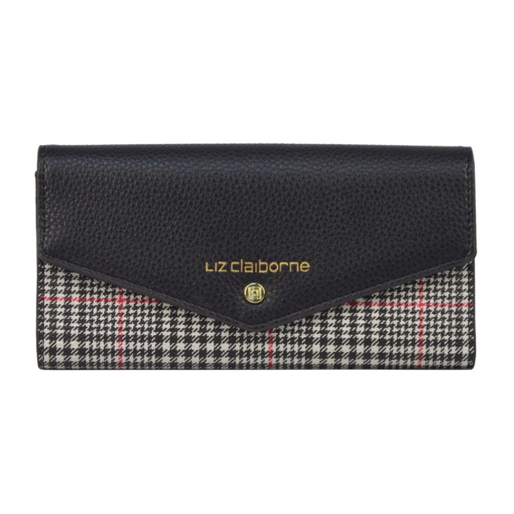 NWT Womens Liz Claiborne Envelope Clutch Wallet